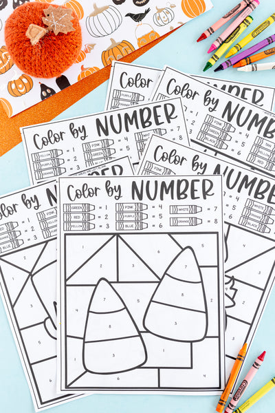 Halloween Color By Numbers