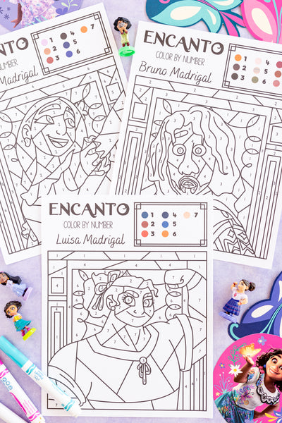Encanto Color by Number
