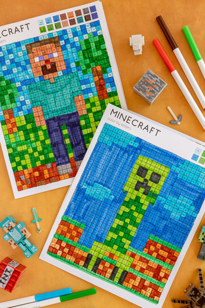 Minecraft Color By Letter