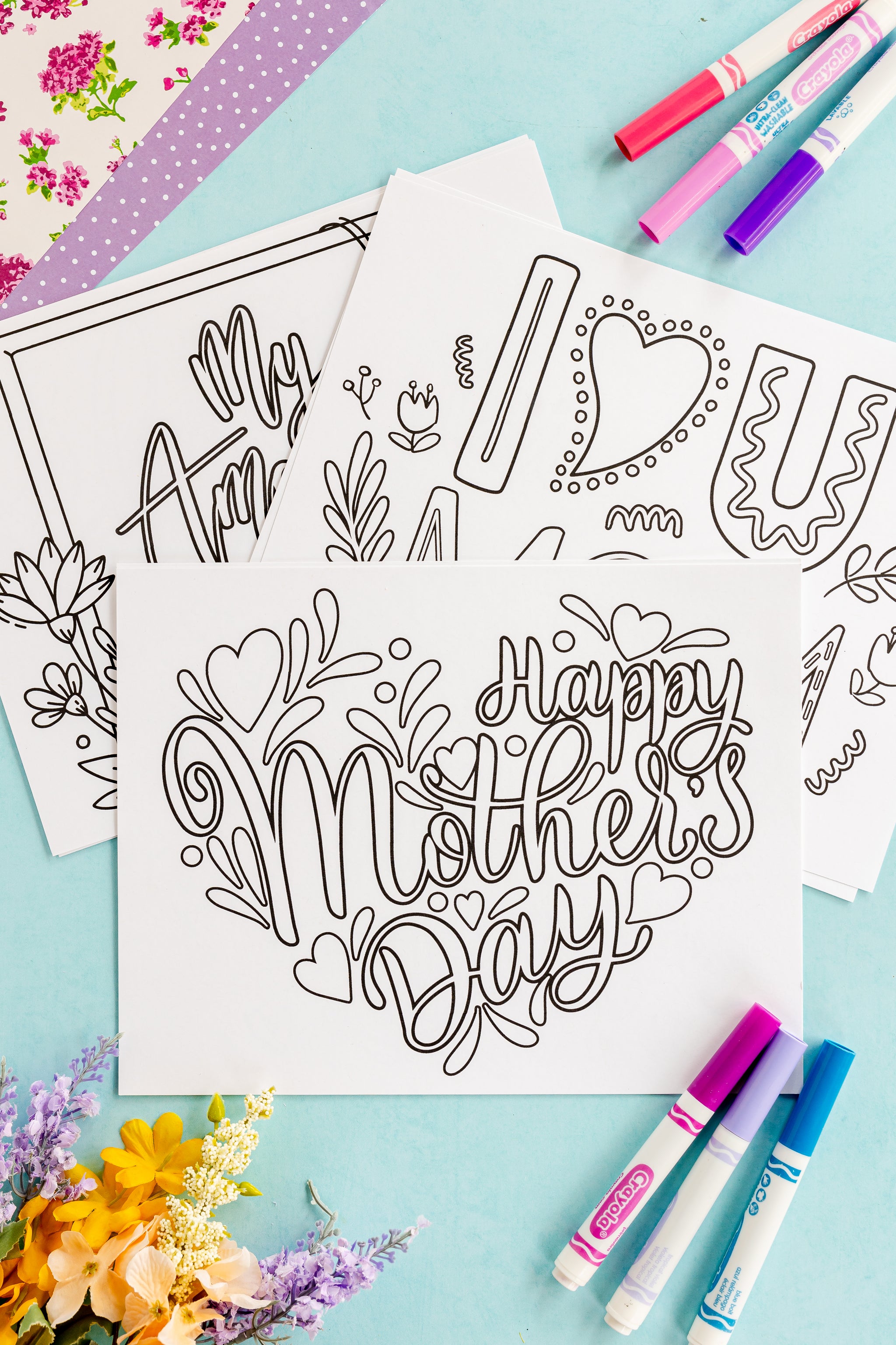 Mother Day Coloring Pages Mother's Day Coloring Pages | Hallmark Ideas