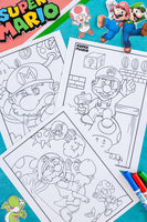 Super Mario Coloring Pages