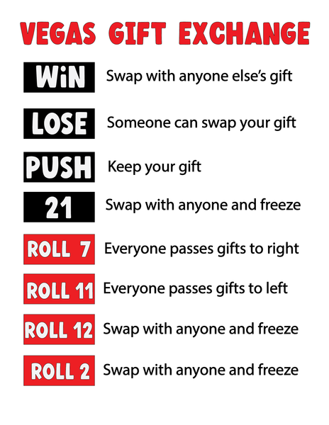 Vegas Gift Exchange Gift