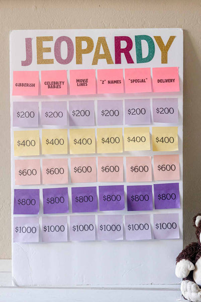 Baby Shower Jeopardy