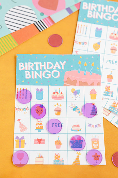 Birthday Bingo Cards