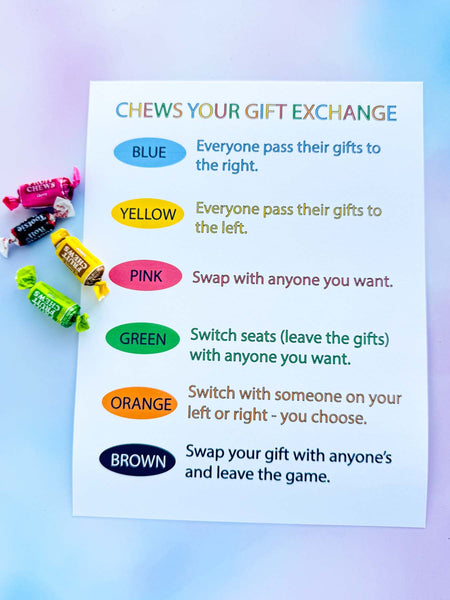 Chews Your Gift Exchange