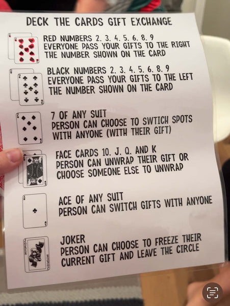 Deck the Cards Gift Exchange