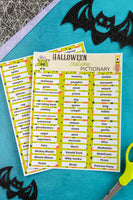Halloween Pictionary (2 versions)