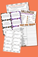 Halloween Scavenger Hunt Bundle (5 hunts!)