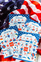 July 4th Bingo Cards (30 cards!)