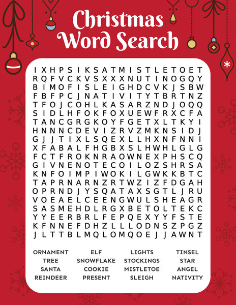 Christmas Word Search