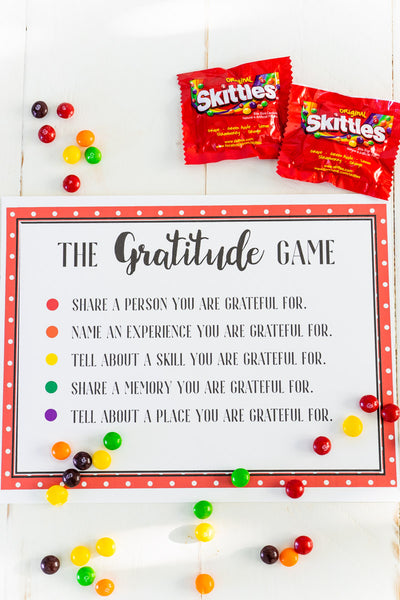 Skittles Gratitude Game
