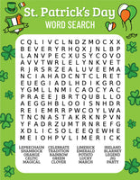 St. Patrick's Day Word Search (2 versions)