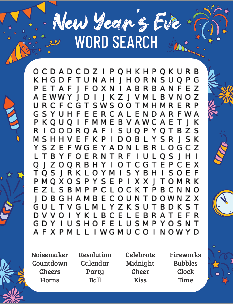 New Year's Eve Word Search – Play Party Plan new-year-s-eve-word-search-play-party-plan