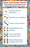 Thanksgiving Dice Gratitude Games (2 games)