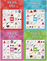 New Year's Eve Bingo (up to 20 cards)