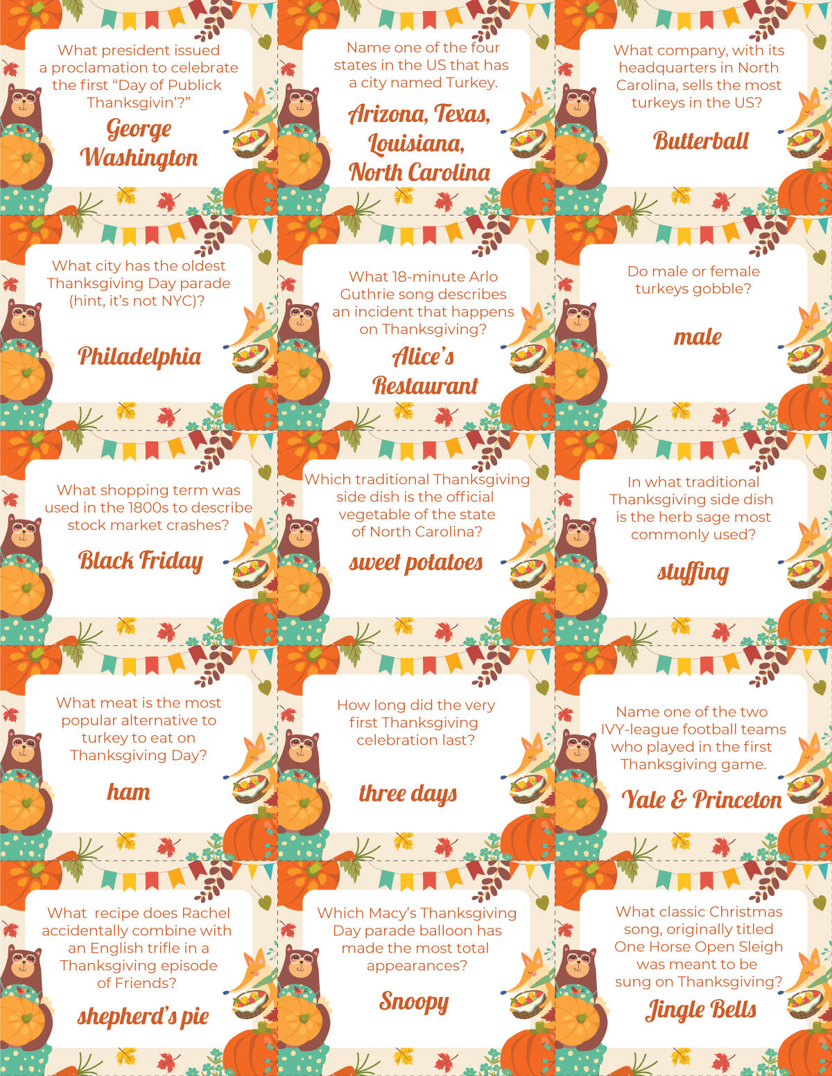 thanksgiving-trivia-30-questions-play-party-plan for Free Printable Thanksgiving Trivia Printable Thanksgiving Trivia (30 questions) – Play Party Plan for Free Printable Thanksgiving Trivia Printable