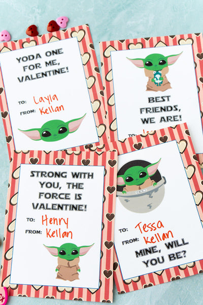 Baby Yoda Valentines