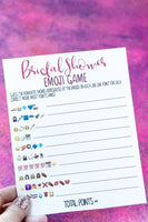 Bridal-Shower Emoji Game