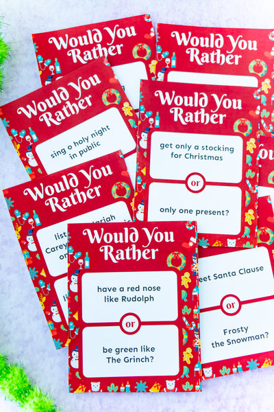 Christmas Would You Rather (50+ questions)