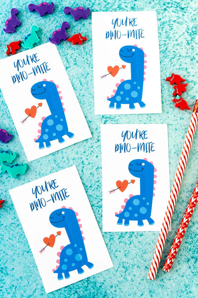 Dinosaur Valentines