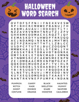 Halloween Word Search