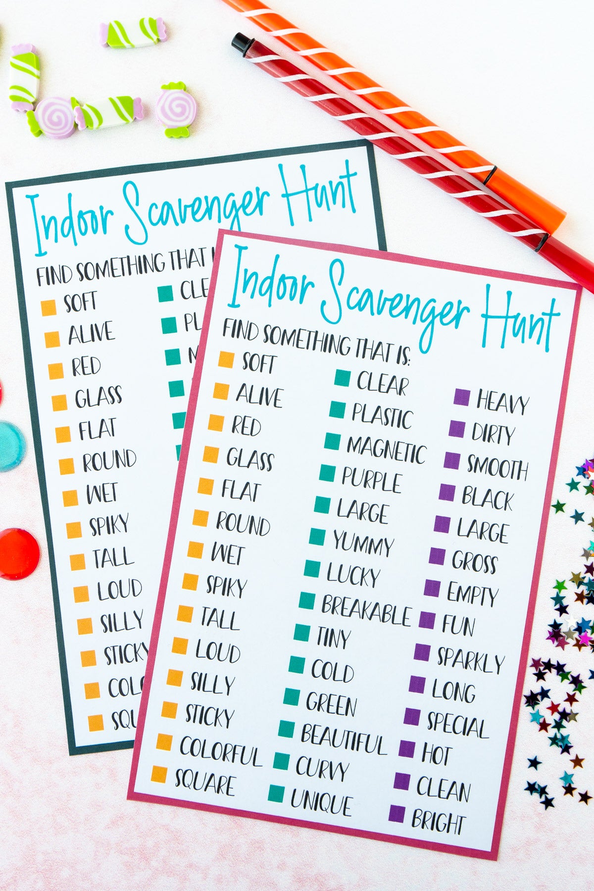 Indoor Scavenger Hunt – Play Party Plan for Free Printable Indoor Scavenger Hunt For Preschoolers