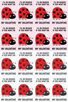 Bug Valentines (Bee, Ladybug, Worm)