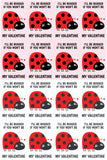 Bug Valentines (Bee, Ladybug, Worm)