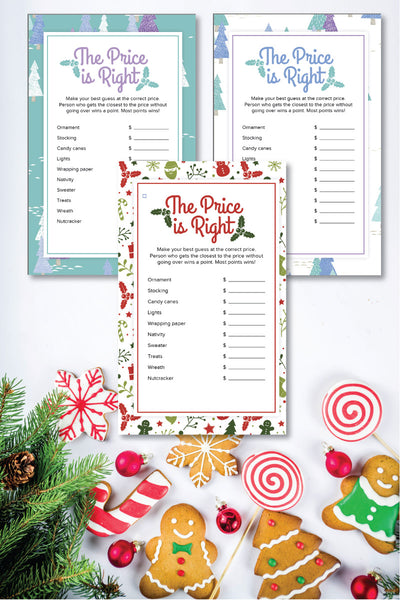 Christmas Price is Right Game (3 designs!)
