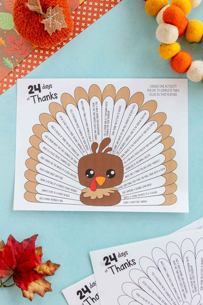 Thanksgiving Gratitude Turkey