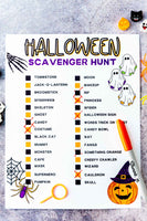 Halloween Seek & Find Scavenger Hunt (2 hunts)