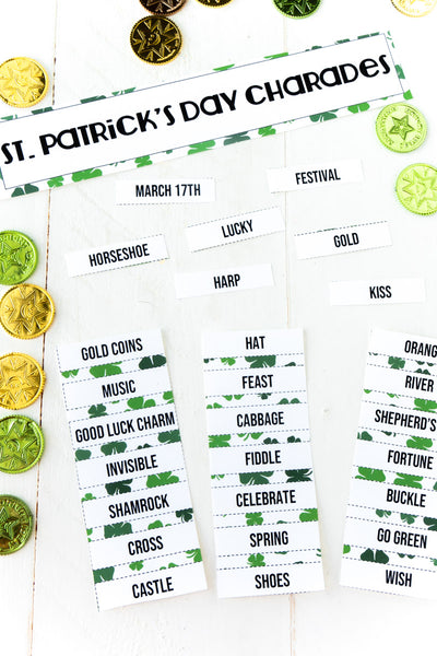 St. Patrick's Day Charades (50 words)