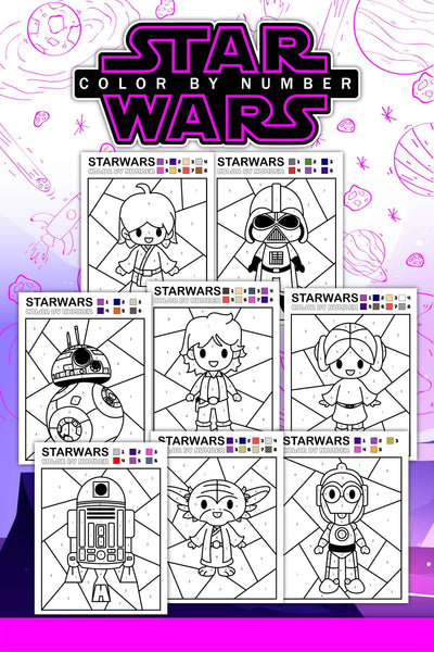 Star Wars Color by Number