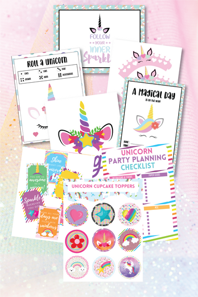 Unicorn Party Pack (75 pages!)