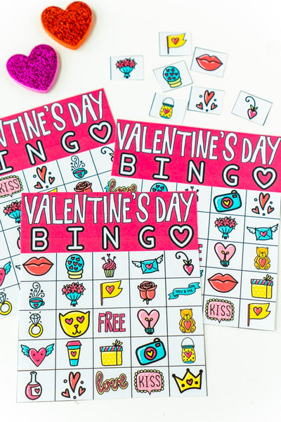 Valentine's Day Bingo Cards